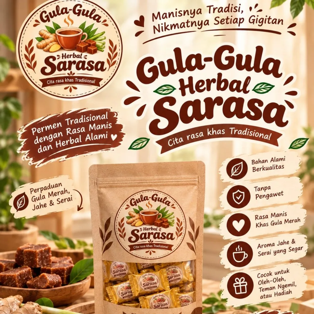 "SARASA" Permen Herbal